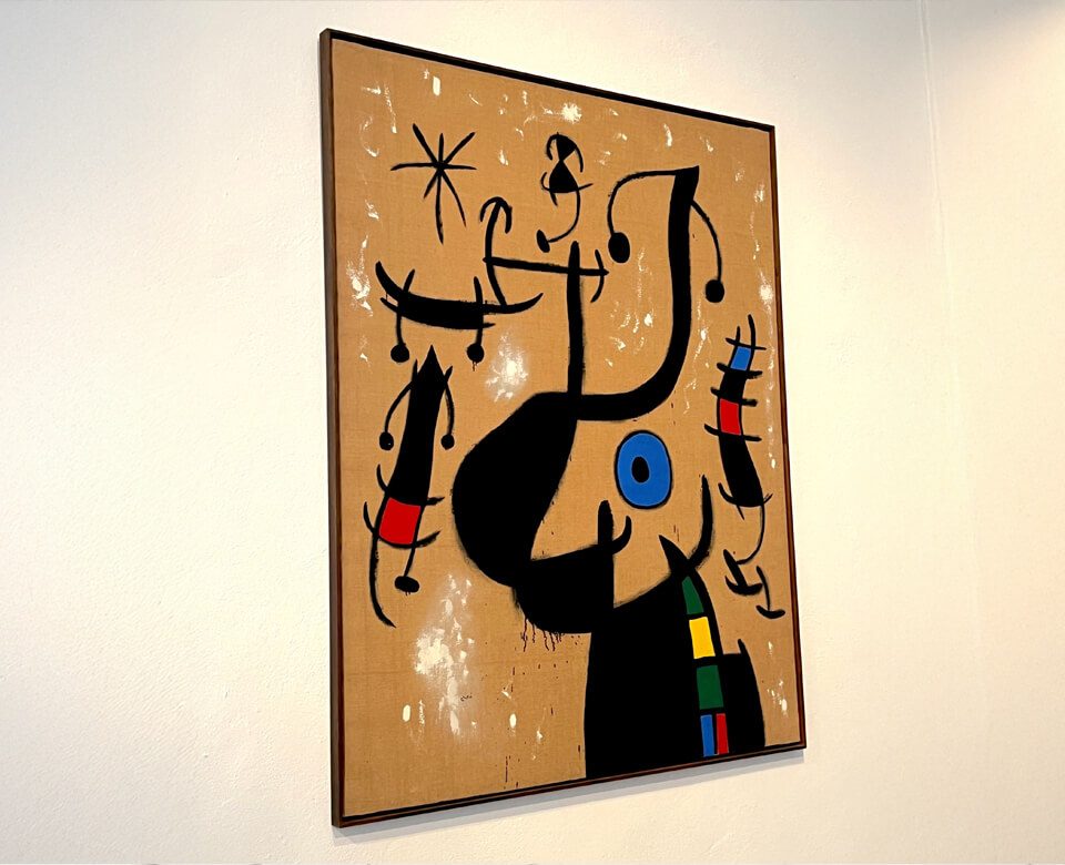 Tableau de la collection de la Fondation Miró Barcelone.