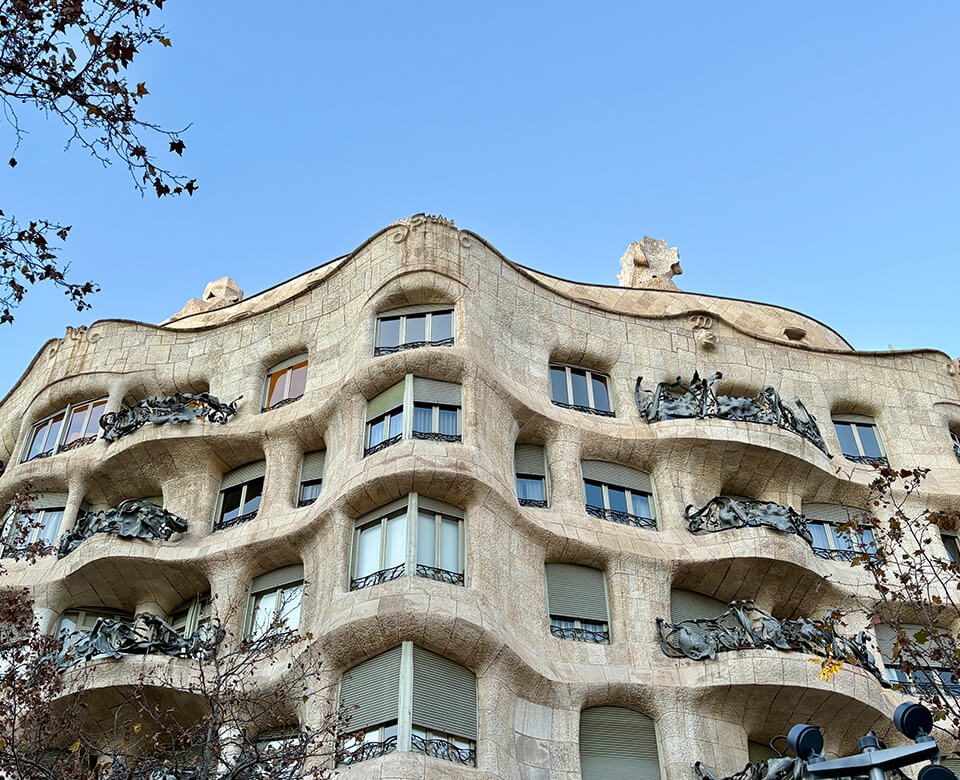 La façade ondulée de la Casa Milà.