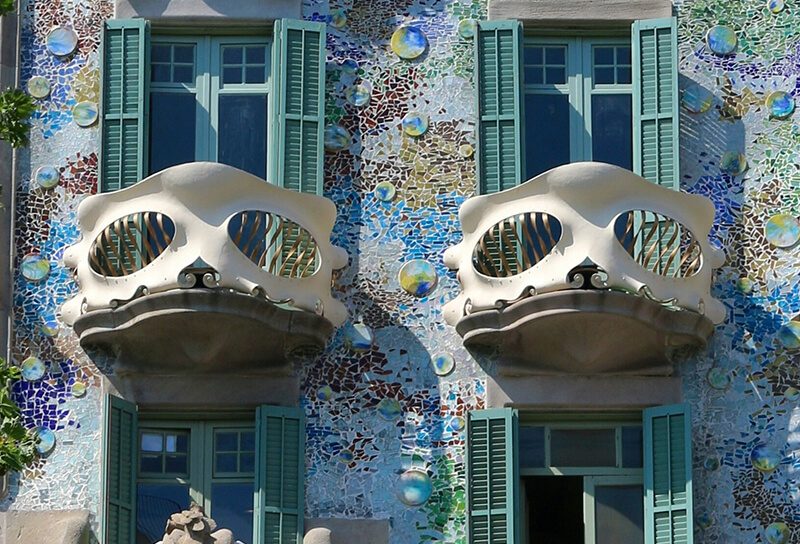 Balcons en fer forgé de la Casa Batlló