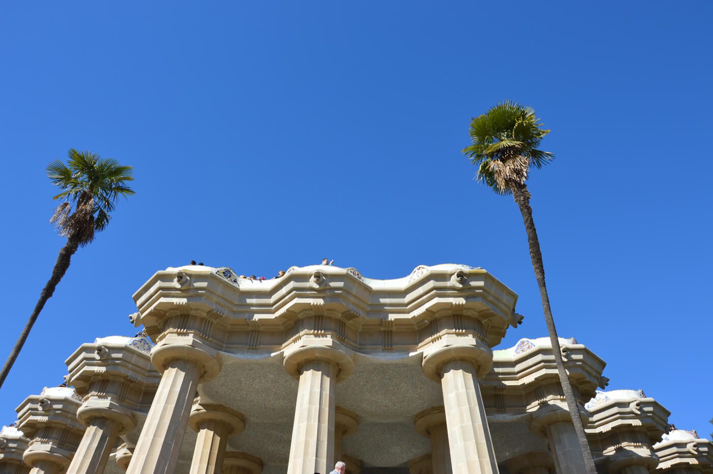 Au moment de visiter le Parc Güell : ne pas manquer la terrasse !