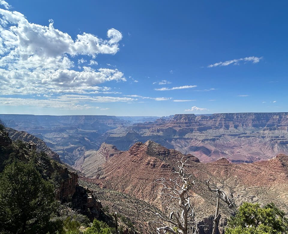 Vue du Grand Canyon aux USA