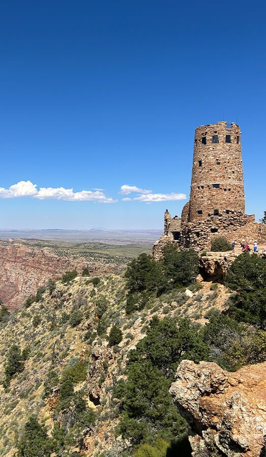 La tour de guet de Desert View dans le Grand Canyon
