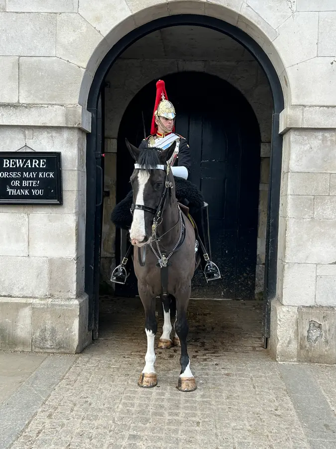 garde cheval Londres