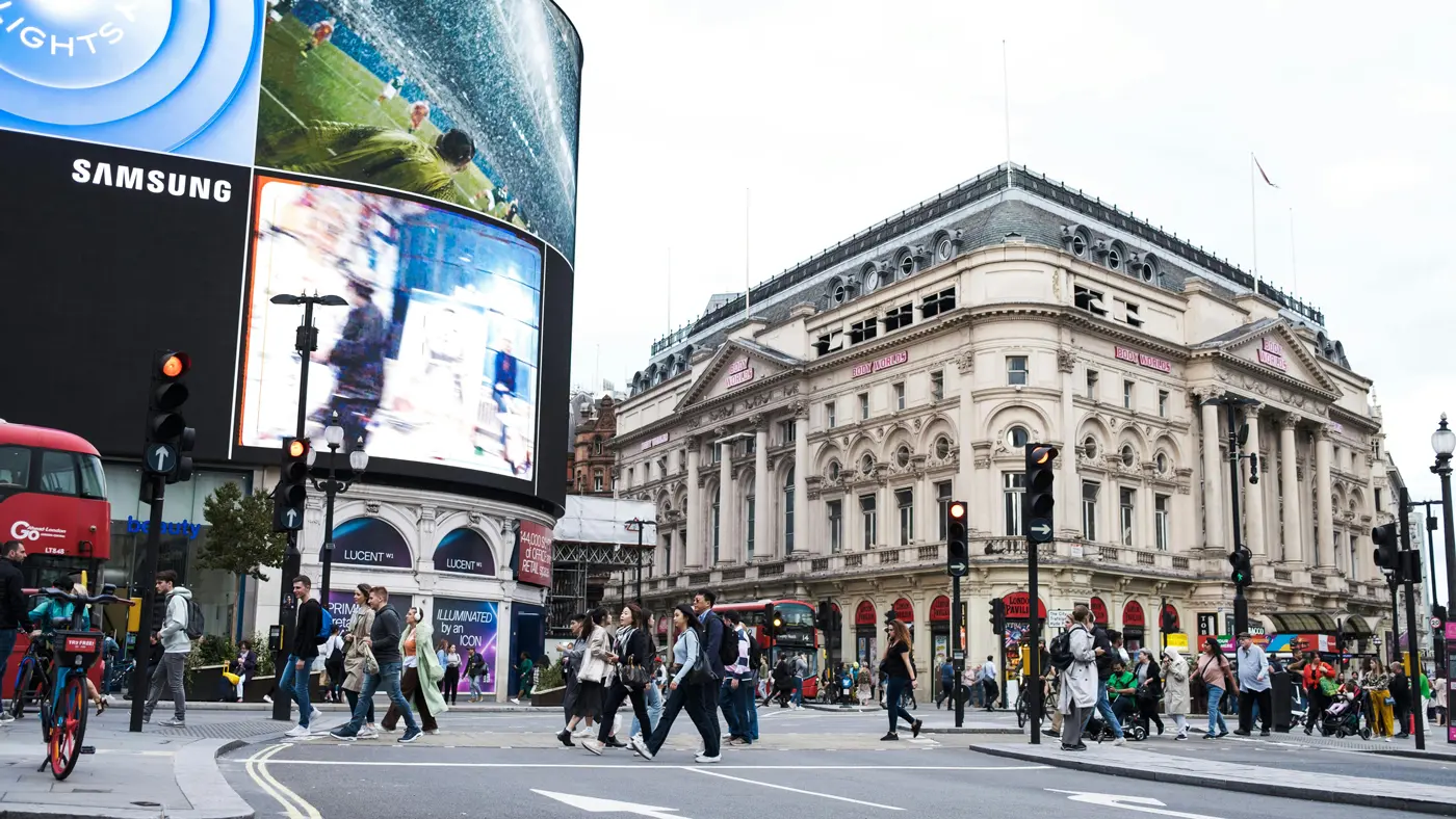 Piccadilly Circus écrans