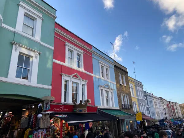 maisons colorées notting hill