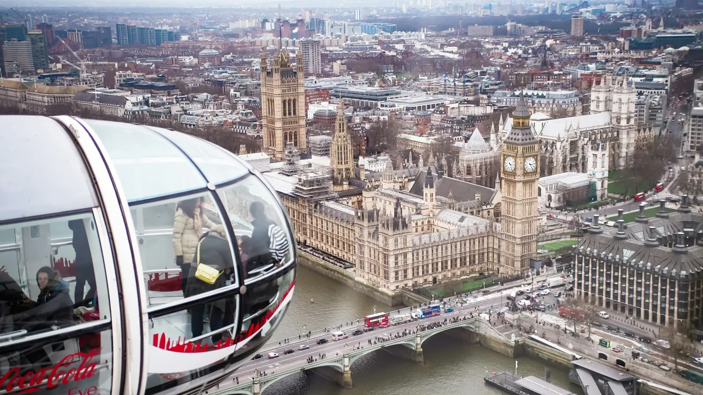 vue london eye cabine