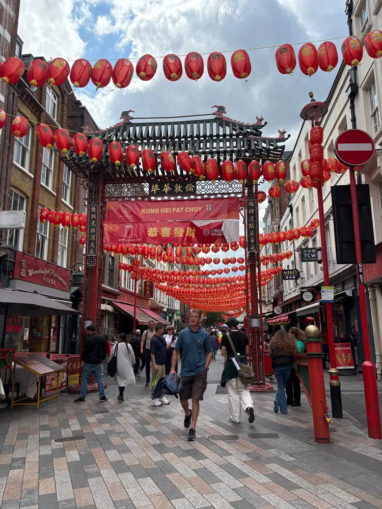 Chinatown Londres lanternes