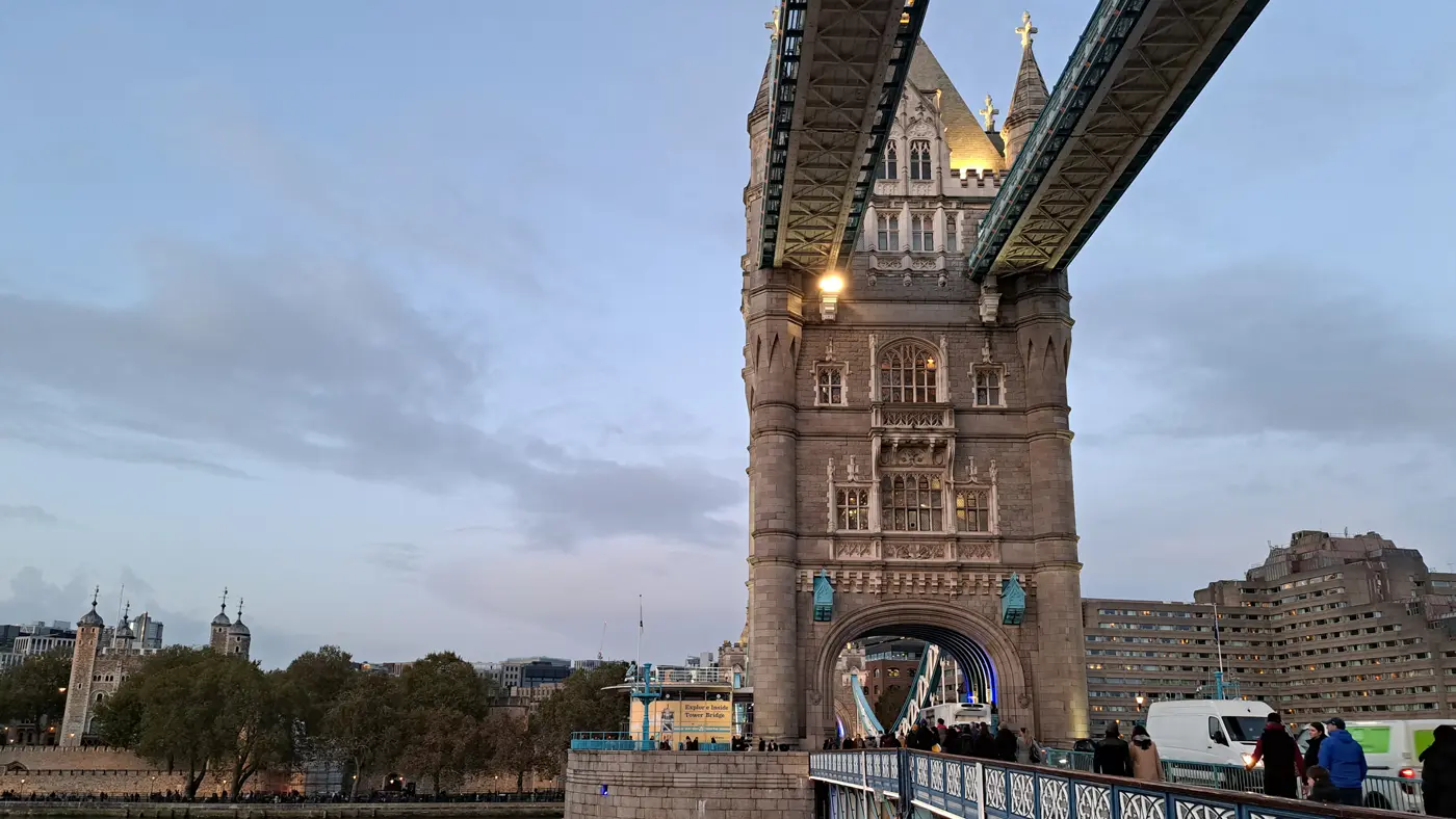 Tower Bridge dessous