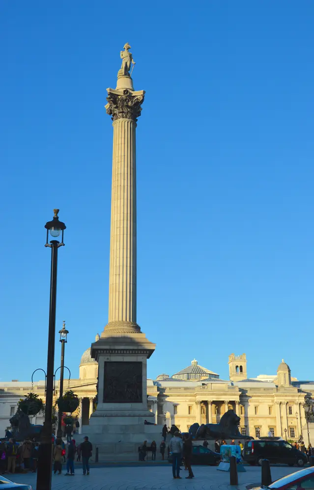Colonne Nelson Trafalgar Square Londres