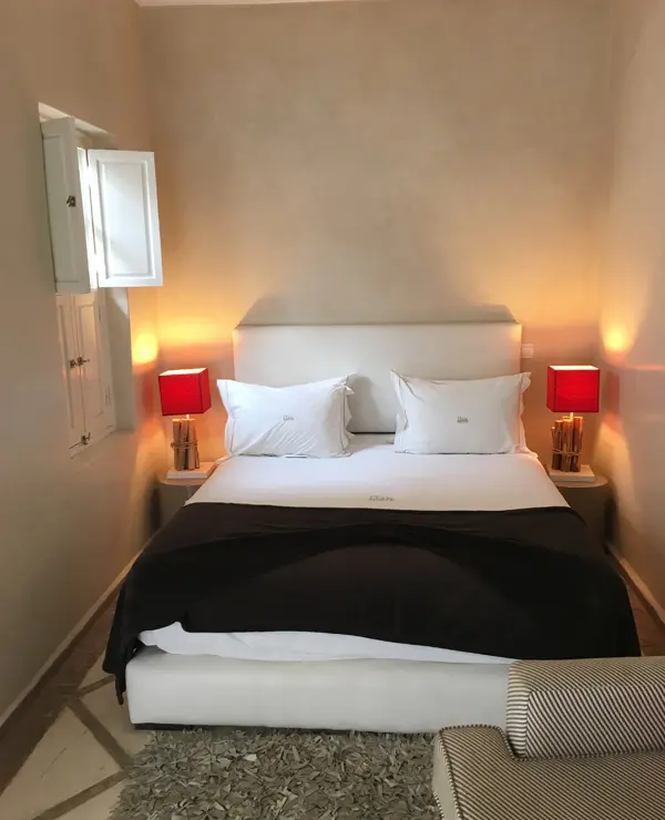 Une chambre dans un riad à marrakech